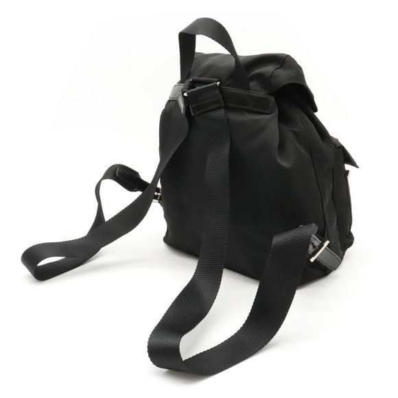 Prada Black Leather Daypack Nylon Mini Nero Backpack - Picture 1 of 9